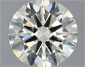 Natural Diamond 0.70 Carats, Round with Excellent Cut, M Color, SI2 Clarity and Certified by IGI