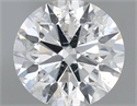 Natural Diamond 0.82 Carats, Round with Excellent Cut, E Color, SI2 Clarity and Certified by IGI