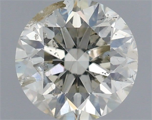 Picture of Natural Diamond 0.80 Carats, Round with Very Good Cut, K Color, I1 Clarity and Certified by IGI