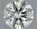 Natural Diamond 0.80 Carats, Round with Excellent Cut, K Color, SI2 Clarity and Certified by IGI