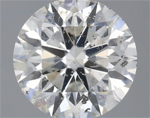 Picture of Natural Diamond 0.93 Carats, Round with Excellent Cut, G Color, I1 Clarity and Certified by IGI