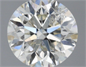 Natural Diamond 0.90 Carats, Round with Very Good Cut, H Color, SI2 Clarity and Certified by IGI