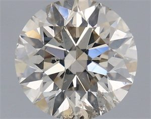 Picture of Natural Diamond 0.90 Carats, Round with Excellent Cut, K Color, SI2 Clarity and Certified by IGI