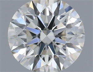 Picture of Natural Diamond 0.45 Carats, Round with Excellent Cut, H Color, SI2 Clarity and Certified by IGI