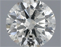 Natural Diamond 0.60 Carats, Round with Excellent Cut, H Color, SI2 Clarity and Certified by IGI