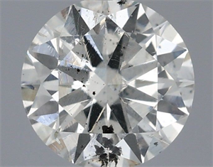 Picture of Natural Diamond 0.60 Carats, Round with Excellent Cut, H Color, SI2 Clarity and Certified by IGI