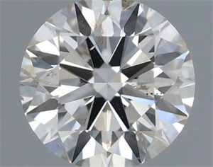 Picture of Natural Diamond 0.50 Carats, Round with Excellent Cut, I Color, SI2 Clarity and Certified by IGI