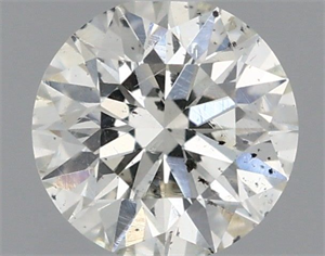 Picture of Natural Diamond 0.41 Carats, Round with Excellent Cut, H Color, SI2 Clarity and Certified by IGI