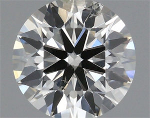 Picture of Natural Diamond 0.40 Carats, Round with Excellent Cut, I Color, SI2 Clarity and Certified by IGI