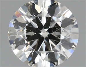 Picture of Natural Diamond 0.40 Carats, Round with Excellent Cut, H Color, SI2 Clarity and Certified by IGI