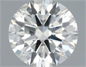 Natural Diamond 0.40 Carats, Round with Excellent Cut, I Color, SI2 Clarity and Certified by IGI