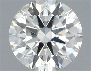 Picture of Natural Diamond 0.40 Carats, Round with Excellent Cut, I Color, SI2 Clarity and Certified by IGI