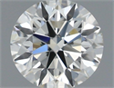 Natural Diamond 0.40 Carats, Round with Excellent Cut, H Color, VS2 Clarity and Certified by IGI