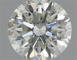 Picture of Natural Diamond 0.40 Carats, Round with Excellent Cut, I Color, SI2 Clarity and Certified by IGI