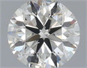 Natural Diamond 0.40 Carats, Round with Excellent Cut, H Color, SI2 Clarity and Certified by IGI