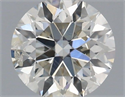 Natural Diamond 0.40 Carats, Round with Excellent Cut, I Color, SI2 Clarity and Certified by IGI