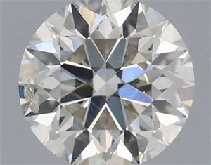 Picture of Natural Diamond 0.40 Carats, Round with Excellent Cut, I Color, SI2 Clarity and Certified by IGI