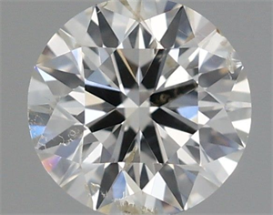 Picture of Natural Diamond 0.40 Carats, Round with Very Good Cut, I Color, SI2 Clarity and Certified by IGI