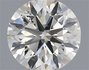 Picture of Natural Diamond 0.40 Carats, Round with Excellent Cut, I Color, SI2 Clarity and Certified by IGI