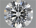 Natural Diamond 0.41 Carats, Round with Excellent Cut, H Color, SI2 Clarity and Certified by IGI