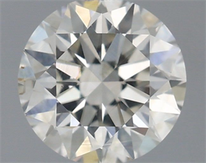 Picture of Natural Diamond 0.40 Carats, Round with Excellent Cut, I Color, SI2 Clarity and Certified by IGI