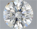 Natural Diamond 0.40 Carats, Round with Excellent Cut, H Color, SI2 Clarity and Certified by IGI