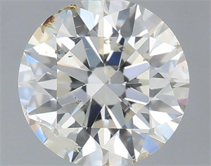 Picture of Natural Diamond 0.40 Carats, Round with Excellent Cut, H Color, SI2 Clarity and Certified by IGI