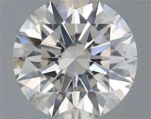 Picture of Natural Diamond 0.40 Carats, Round with Excellent Cut, I Color, SI2 Clarity and Certified by IGI
