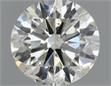 Natural Diamond 0.44 Carats, Round with Excellent Cut, I Color, SI2 Clarity and Certified by IGI