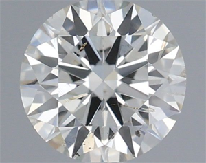 Picture of Natural Diamond 0.40 Carats, Round with Excellent Cut, H Color, SI2 Clarity and Certified by IGI