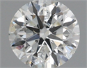 Natural Diamond 0.40 Carats, Round with Excellent Cut, H Color, SI2 Clarity and Certified by IGI