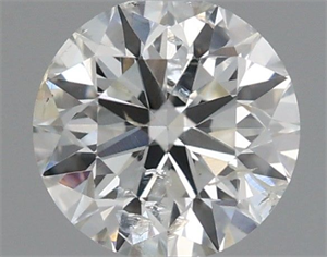 Picture of Natural Diamond 0.40 Carats, Round with Excellent Cut, H Color, SI2 Clarity and Certified by IGI