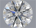 Natural Diamond 0.40 Carats, Round with Excellent Cut, I Color, SI2 Clarity and Certified by IGI