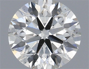 Picture of Natural Diamond 0.40 Carats, Round with Excellent Cut, I Color, SI2 Clarity and Certified by IGI