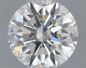 Picture of Natural Diamond 0.40 Carats, Round with Excellent Cut, H Color, SI2 Clarity and Certified by IGI