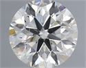 Natural Diamond 0.40 Carats, Round with Excellent Cut, I Color, SI2 Clarity and Certified by IGI