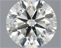 Natural Diamond 0.40 Carats, Round with Very Good Cut, I Color, SI2 Clarity and Certified by IGI