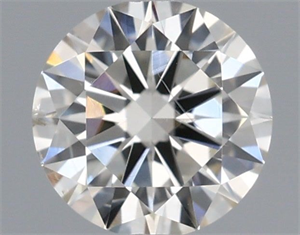 Picture of Natural Diamond 0.40 Carats, Round with Excellent Cut, I Color, SI2 Clarity and Certified by IGI