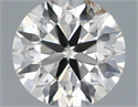 Natural Diamond 0.40 Carats, Round with Excellent Cut, K Color, SI2 Clarity and Certified by IGI