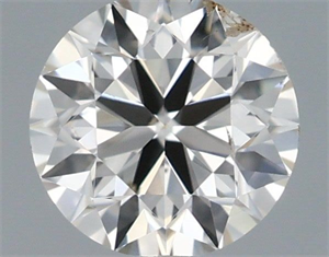 Picture of Natural Diamond 0.40 Carats, Round with Excellent Cut, K Color, SI2 Clarity and Certified by IGI