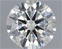 Natural Diamond 0.41 Carats, Round with Excellent Cut, J Color, SI2 Clarity and Certified by IGI