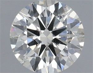 Picture of Natural Diamond 0.41 Carats, Round with Excellent Cut, J Color, SI2 Clarity and Certified by IGI