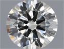 Diamante Natural 0.40 quilates, Redondo , Color J, claridad SI2 y certificado IGI