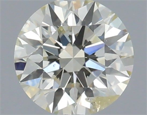 Picture of Natural Diamond 0.40 Carats, Round with Excellent Cut, L Color, SI2 Clarity and Certified by IGI