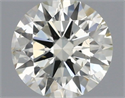 Natural Diamond 0.40 Carats, Round with Excellent Cut, L Color, SI2 Clarity and Certified by IGI