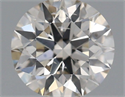 Natural Diamond 0.60 Carats, Round with Excellent Cut, J Color, SI2 Clarity and Certified by IGI