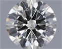 Natural Diamond 0.61 Carats, Round with Excellent Cut, J Color, SI2 Clarity and Certified by IGI