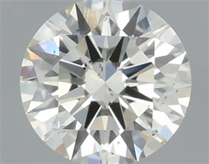 Picture of Natural Diamond 0.45 Carats, Round with Excellent Cut, K Color, SI1 Clarity and Certified by IGI