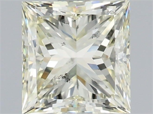 Picture of Natural Diamond 1.50 Carats, Princess with  Cut, K Color, SI1 Clarity and Certified by IGI