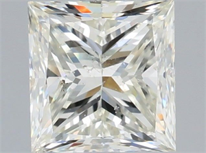 Foto Diamante Natural 1.50 quilates, Princesa , Color I, claridad SI1 y certificado IGI de